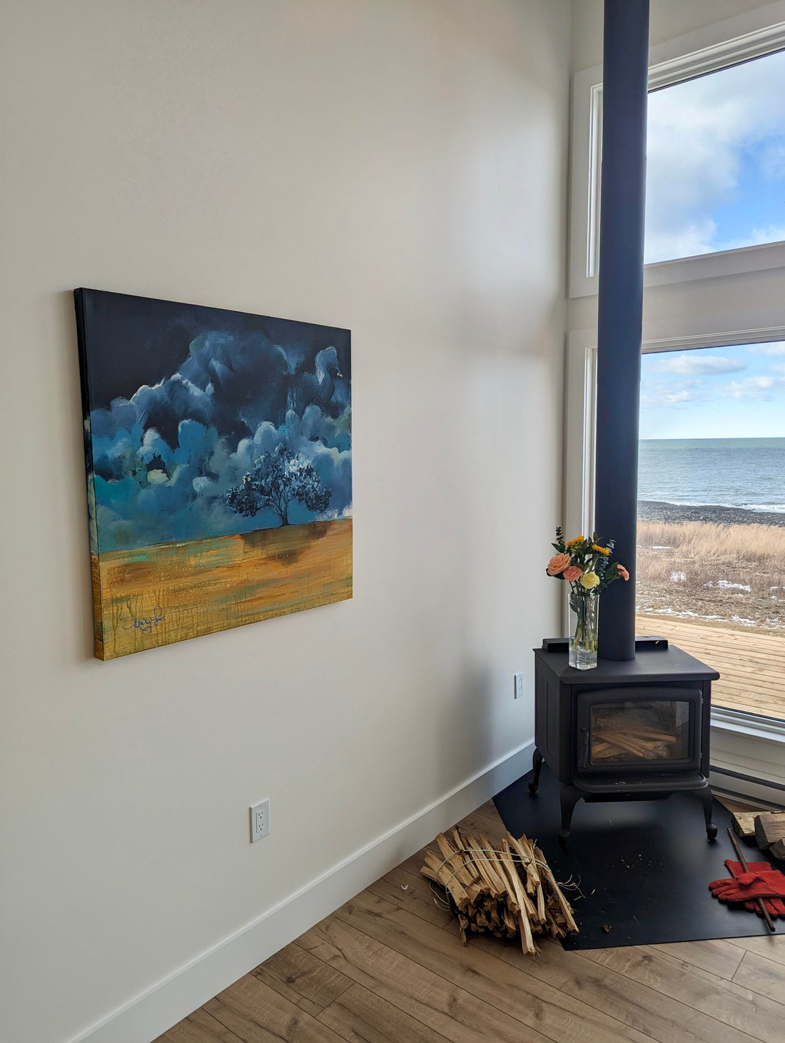 Paintings in their new homes