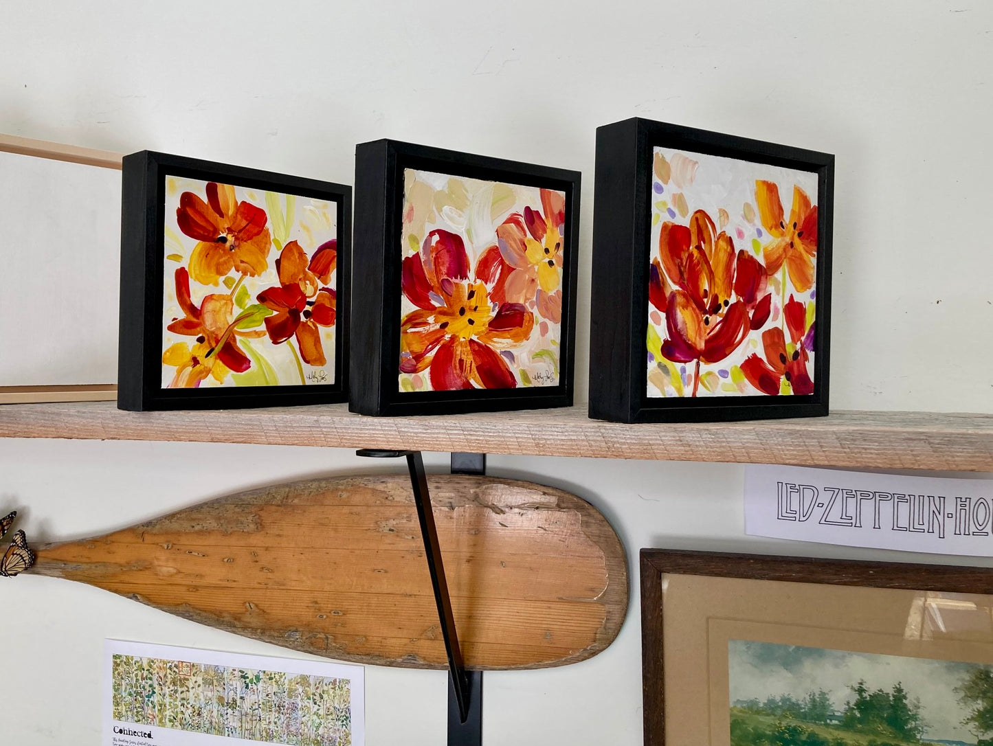 Framed- Lively Tulip Impressions #2