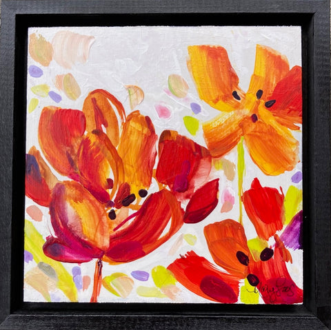 Framed-Lively Tulip Impressions #1