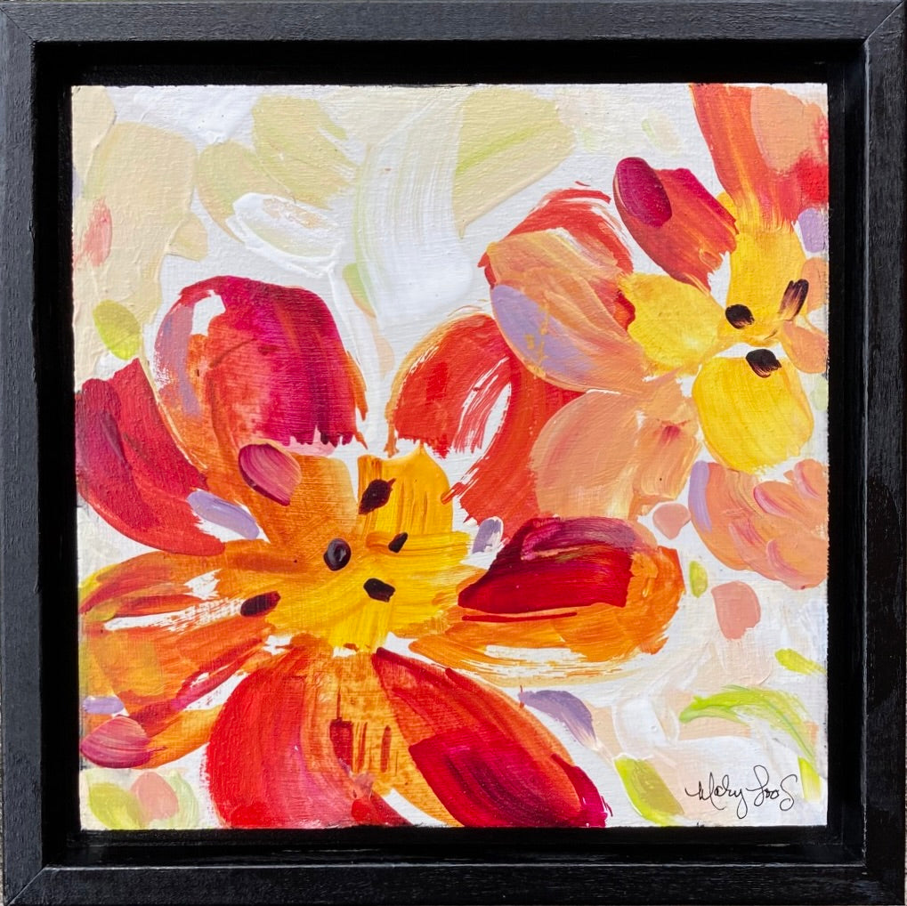 Framed- Lively Tulip Impressions #2